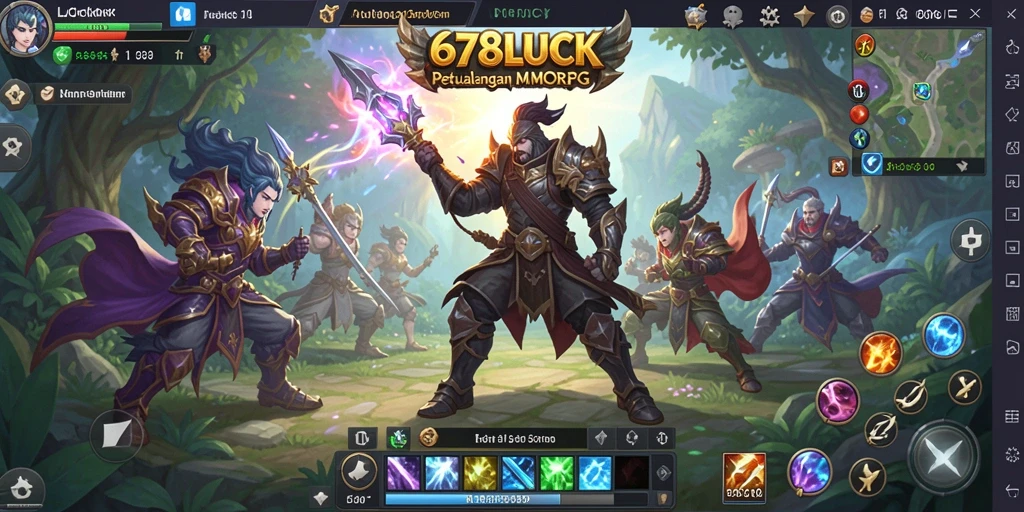 Gambaran tampilan gameplay <strong>678LUCK</strong> yang seru dan interaktif di dunia MMORPG.