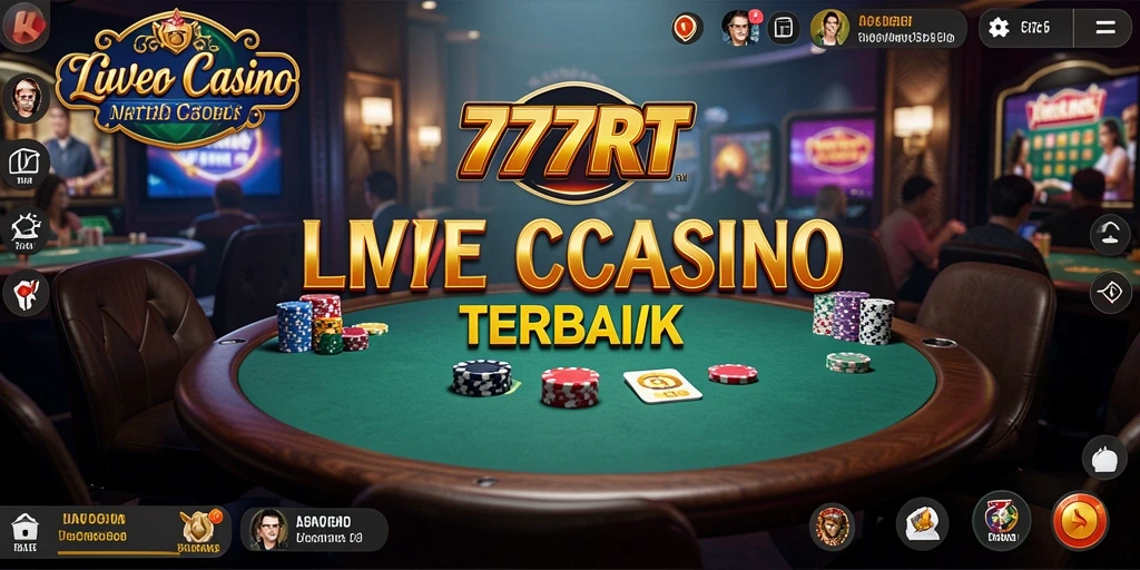 Screenshot gameplay Live Casino yang menarik di 777RT.