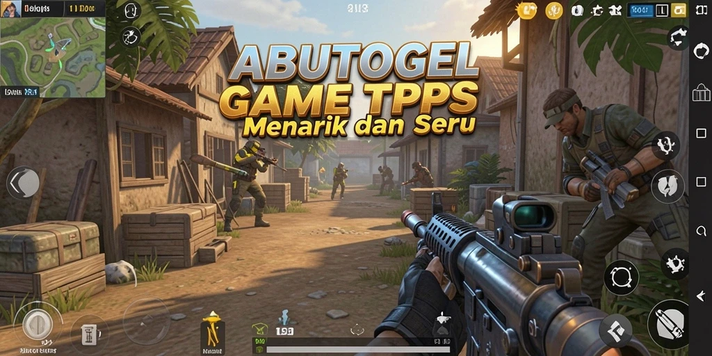 Screenshot ABUTOGEL menampilkan aksi seru dalam permainan TPS.