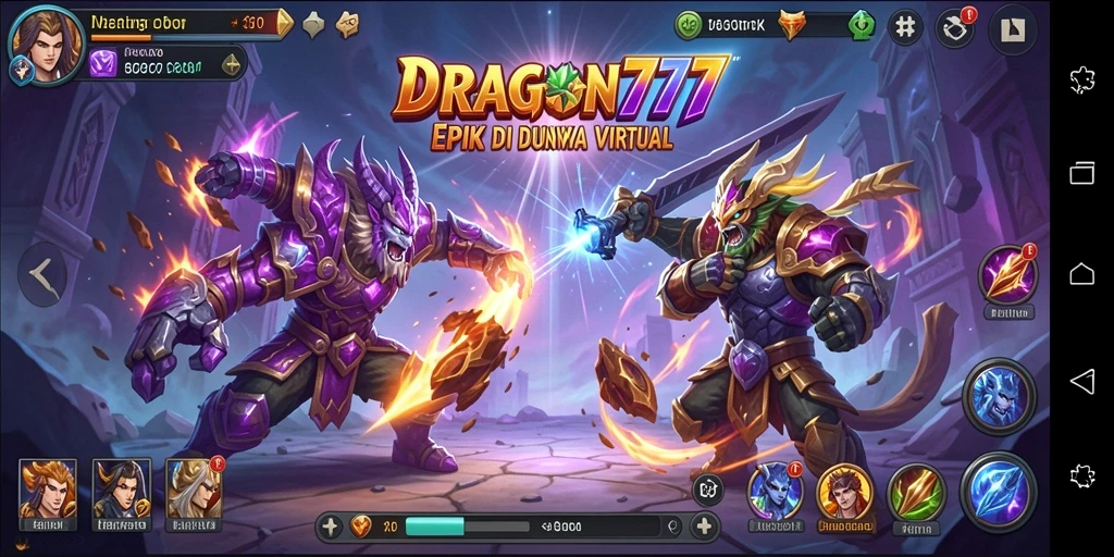 Tampilkan aksi seru dari pertarungan di DRAGON777.