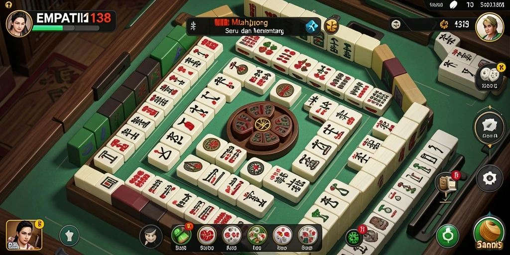 Tampilan gameplay seru dari EMPATI138 Mahjong.