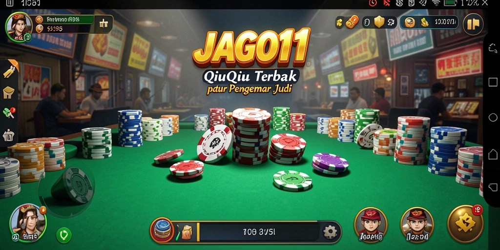 Tampilan gameplay menarik dari JAGO11 QiuQiu.