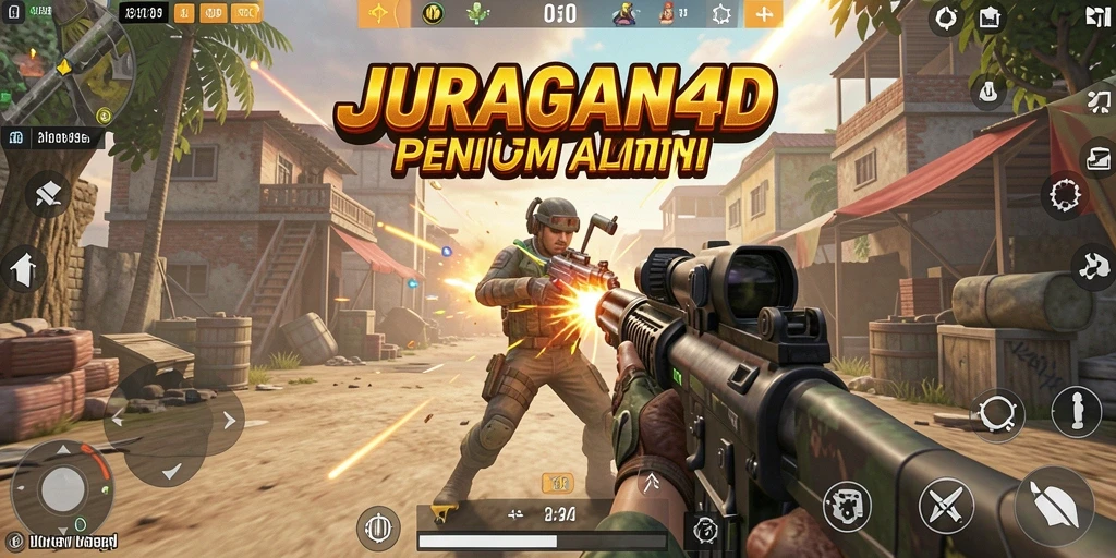 Tampilan gameplay yang menegangkan di JURAGAN4D.