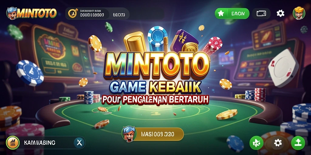 Tampilan menawan dari gameplay kasino yang seru dan interaktif.