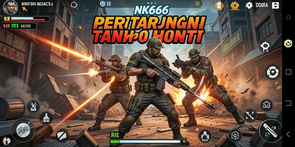 Gameplay NK666 yang penuh aksi dan tantangan.