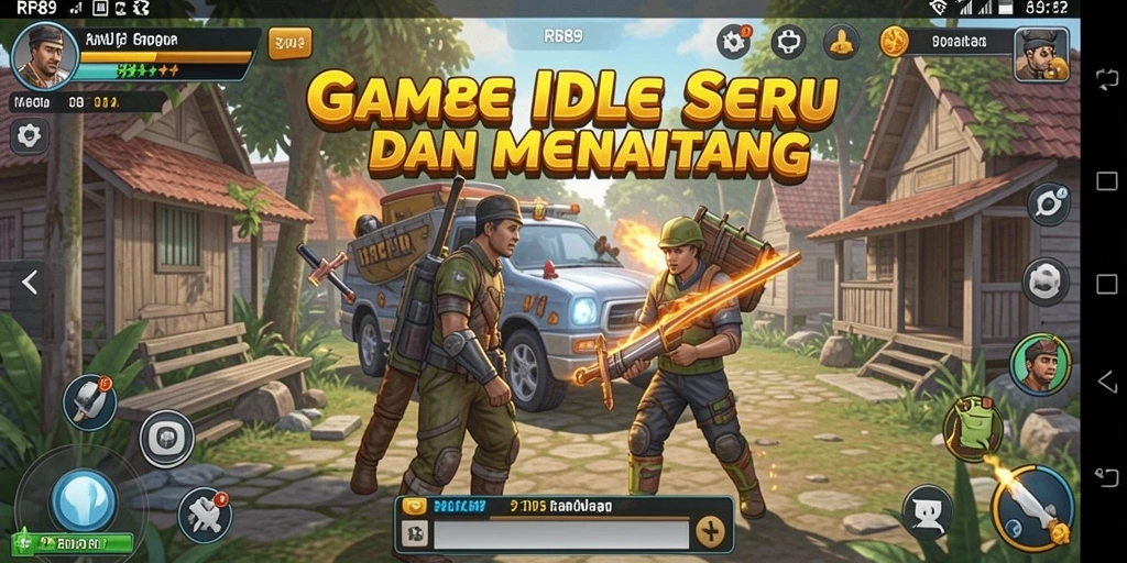 Tampilan gameplay RR89 yang menakjubkan dan menarik.