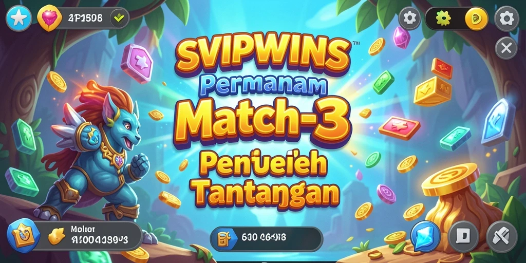 Menampilkan gameplay seru dengan mekanisme Match-3.