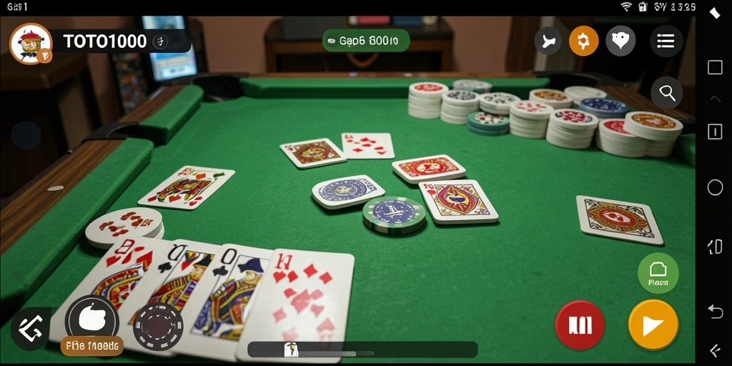 Tampilan gameplay seru TOTO1000 yang menggugah selera.